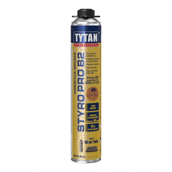 Tytan Professional Styro Pro B2 - Adeziv Rapid pentru Plăci Termoizolante, 750 ml Tytan Professional Styro Pro B2 - Adeziv Rapid pentru Plăci Termoizolante, 750 ml